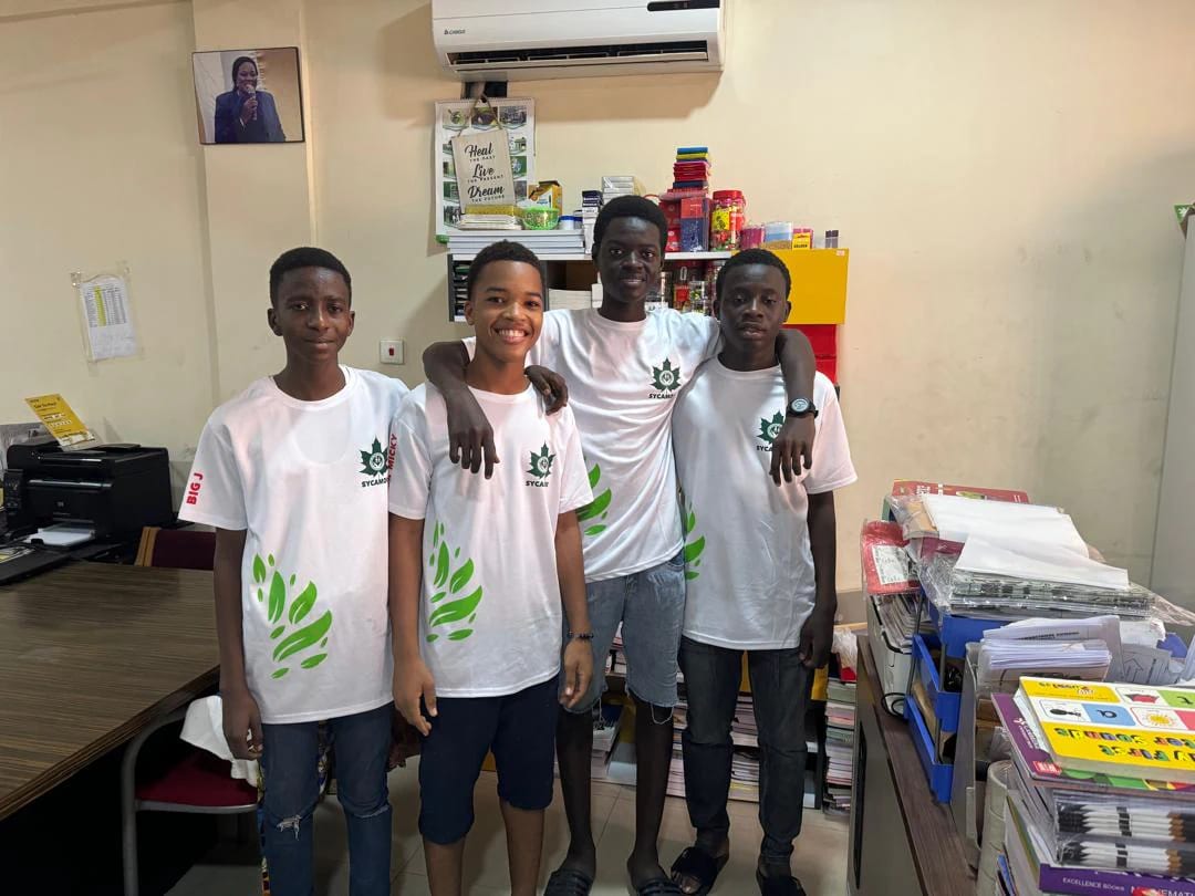 Divine International School pupils participating in competition group 3.
