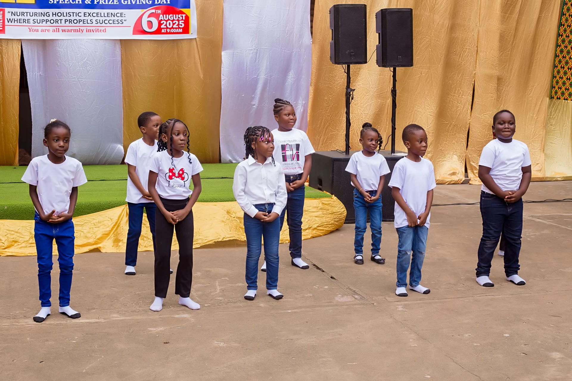 Divine International School pupils during dance performance 2.