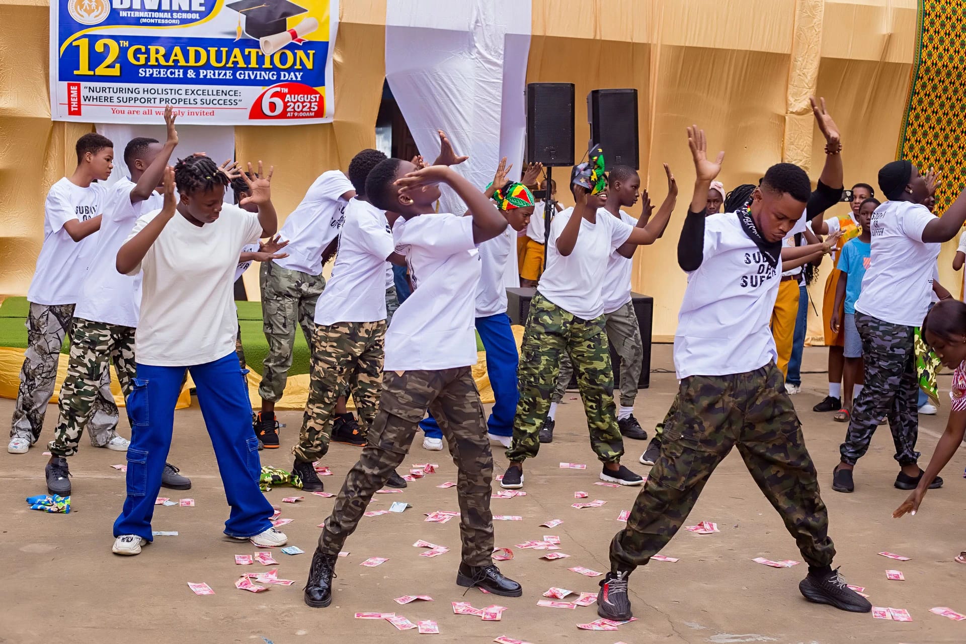 Divine International School pupils performing cultural performance 4.