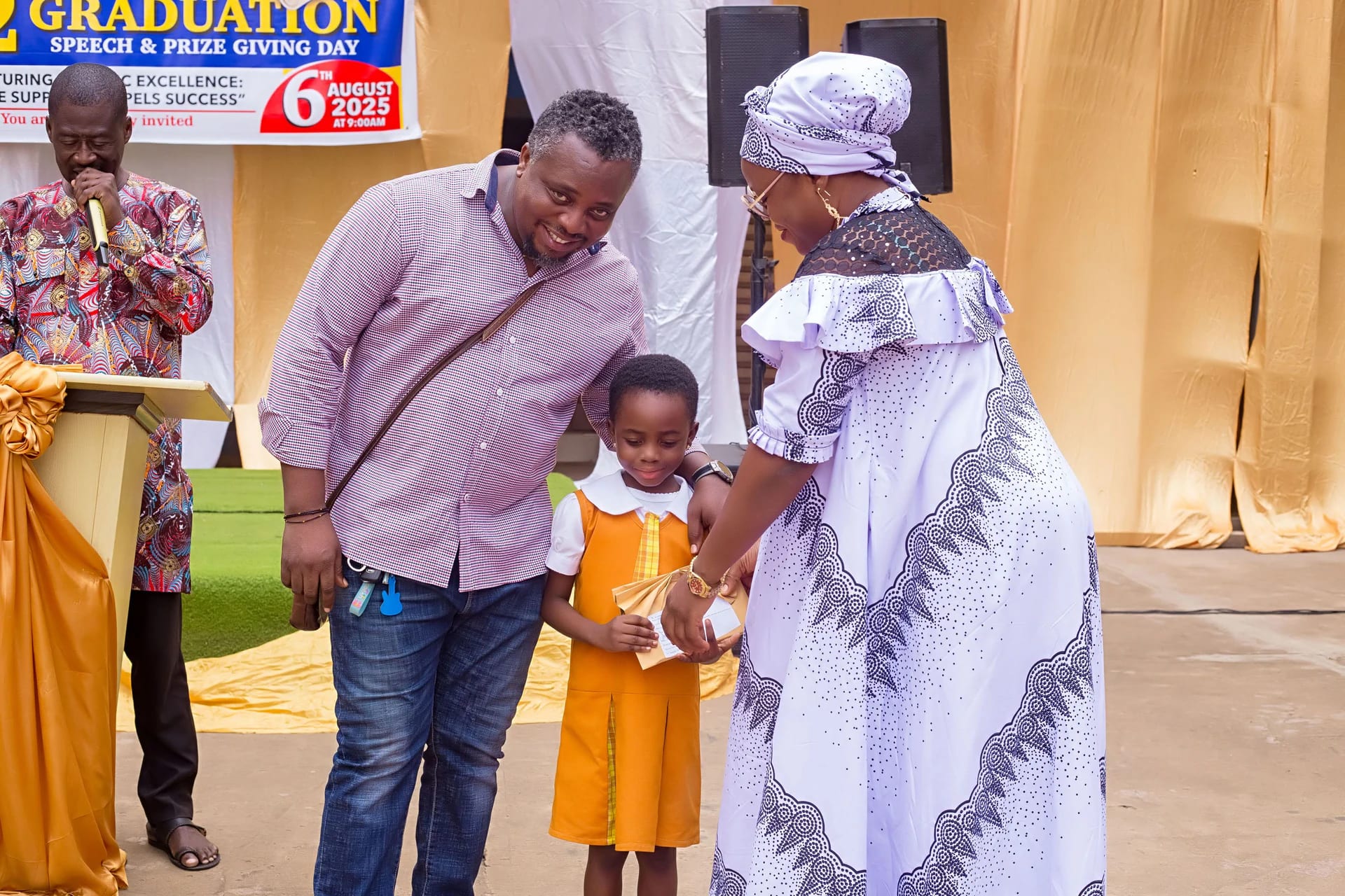 A Divine International School recognition moment: award moment 8.