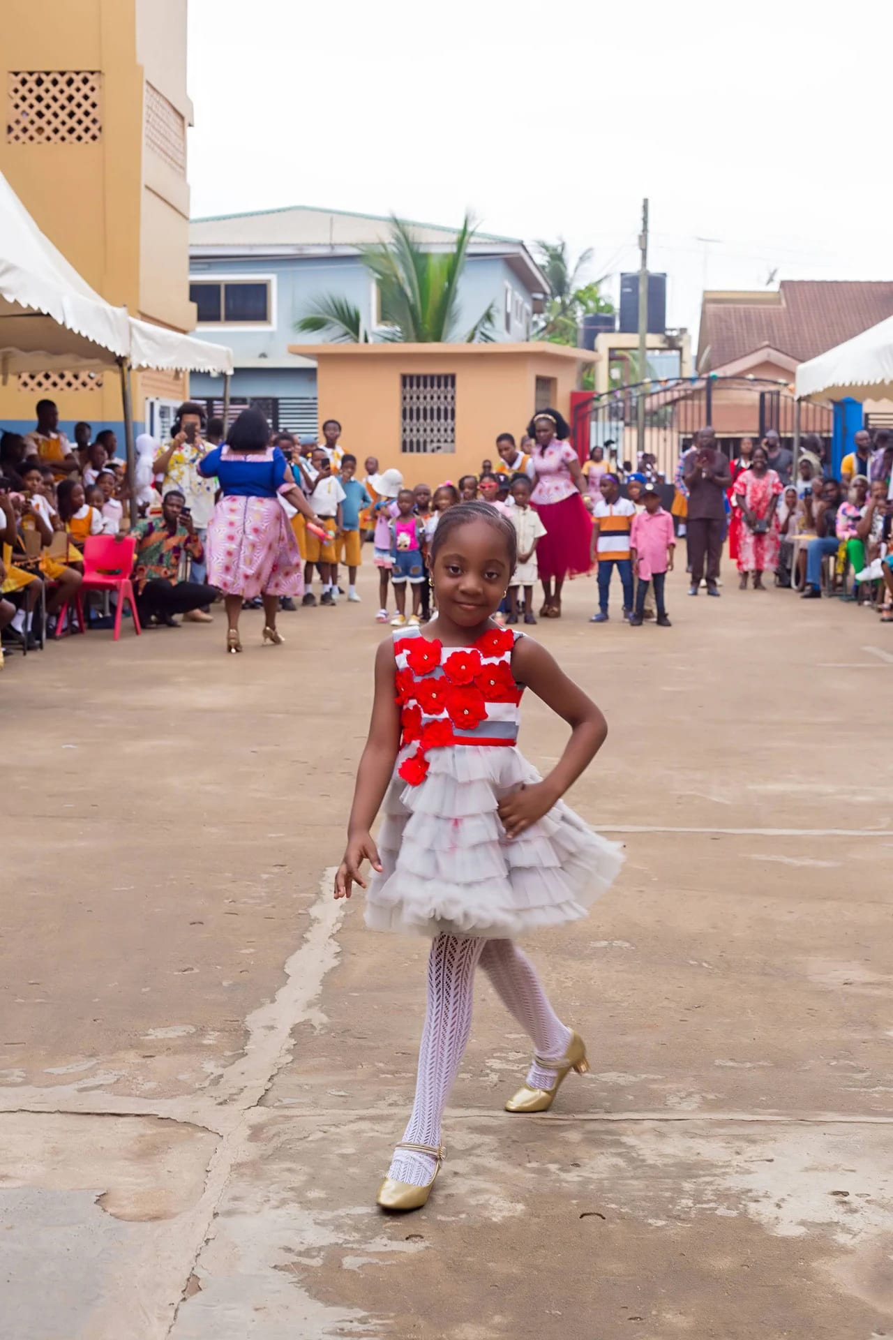 Divine International School pupils during creative presentation 1.